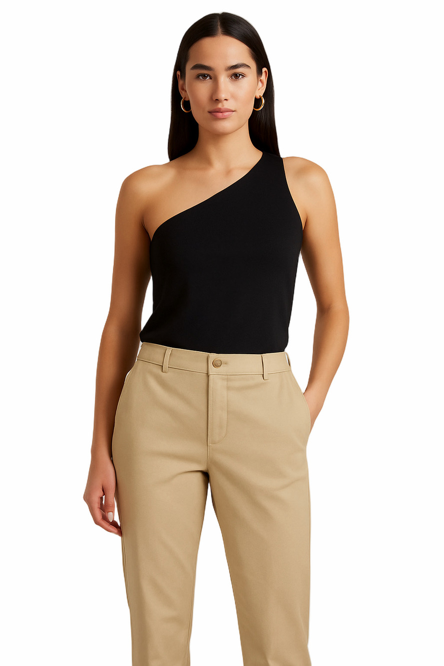 Micheal Michael KORS Women’s Khaki Dress Pants Flat Front Trousers Size 14